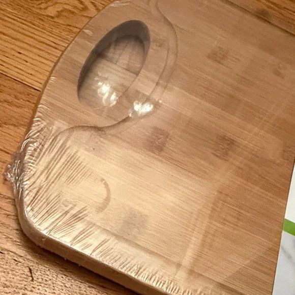 Food Network Natural Bamboo Cutting Board NEW - Picture 3 of 9